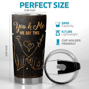 I Love You And Will Love You Until I Die - Couple Personalized Custom Tumbler - Gift For Husband Wife, Anniversary