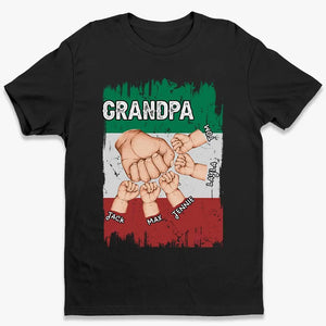 The Most Important Influence From My Childhood Was My Grandpa - Family Personalized Custom Unisex T-shirt, Hoodie, Sweatshirt - Father's Day, Gift For Dad, Grandpa