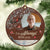 Custom Photo Greatly Loved, Deeply Missed  - Memorial Personalized Custom Leather Ornament - Christmas Gift, Sympathy Gift For Family Members