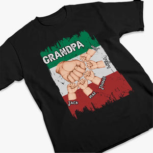 The Most Important Influence From My Childhood Was My Grandpa - Family Personalized Custom Unisex T-shirt, Hoodie, Sweatshirt - Father's Day, Gift For Dad, Grandpa