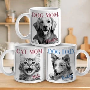 Custom Photo The Calming Presence Of A Beloved Pet, A Faithful Companion Through It All - Dog & Cat Personalized Custom Mug - Gift For Pet Owners, Pet Lovers