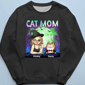 Halloween Scary Cat Lady - Cat Personalized Custom Unisex T-shirt, Hoodie, Sweatshirt - Halloween Gift For Pet Owners, Pet Lovers