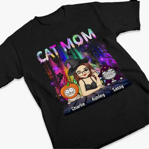 The Cat Mom Witch's Halloween Manifesto - Cat Personalized Custom Unisex T-shirt, Hoodie, Sweatshirt - Halloween Gift For Pet Owners, Pet Lovers