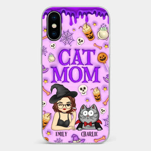 Cats Know How To Keep Us Smiling - Cat Personalized Custom 3D Inflated Effect Printed Clear Phone Case - Halloween Gift For Pet Owners, Pet Lovers