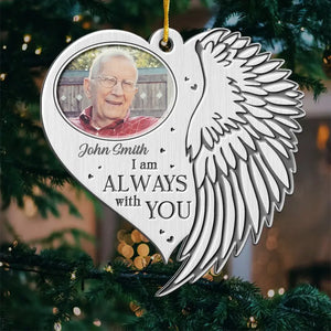 Custom Photo A Moment In Our Arms, Forever In Our Hearts - Memorial Personalized Custom Ornament - Metal Custom Shaped - Sympathy Gift, Christmas Gift For Family Members