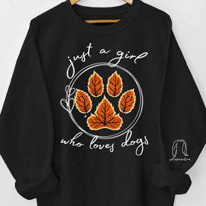 Her Heart Is With Her Furry Friends - Dog & Cat Personalized Custom Unisex Sweatshirt With Design On Sleeve - Gift For Pet Owners, Pet Lovers