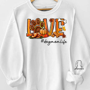 Pets Give Love, No Strings Attached - Dog & Cat Personalized Custom Unisex Sweatshirt With Design On Sleeve - Gift For Pet Owners, Pet Lovers