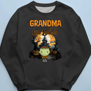 Spooky Fun For The Best Grandma - Family Personalized Custom Unisex T-shirt, Hoodie, Sweatshirt - Halloween Gift For Mom, Grandma