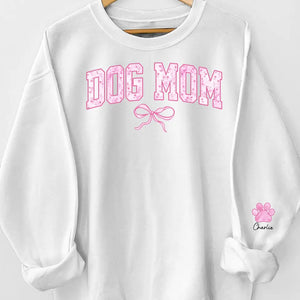 Pawsitively The Love Of My Life - Dog & Cat Personalized Custom Unisex Sweatshirt With Design On Sleeve - Gift For Pet Owners, Pet Lovers