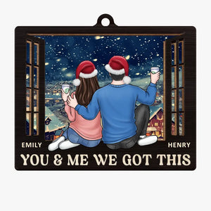 May All The Joys Of The Season Be Yours - Couple Personalized Custom Ornament - Wood Custom Shaped - Christmas Gift For Husband Wife, Anniversary