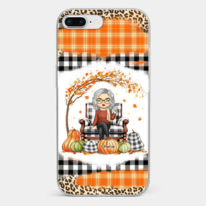 You Are The Epitome Of Awesome - Family Personalized Custom Clear Phone Case - Autumn Fall Gift For Grandma