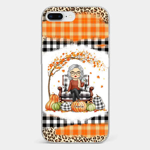 You Are The Epitome Of Awesome - Family Personalized Custom Clear Phone Case - Autumn Fall Gift For Grandma