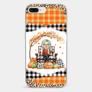 You Are The Epitome Of Awesome - Family Personalized Custom Clear Phone Case - Autumn Fall Gift For Grandma