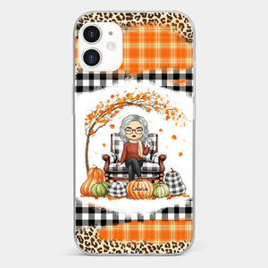 You Are The Epitome Of Awesome - Family Personalized Custom Clear Phone Case - Autumn Fall Gift For Grandma