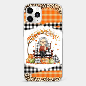 You Are The Epitome Of Awesome - Family Personalized Custom Clear Phone Case - Autumn Fall Gift For Grandma