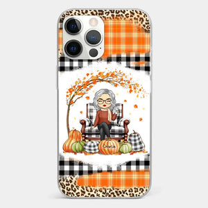 You Are The Epitome Of Awesome - Family Personalized Custom Clear Phone Case - Autumn Fall Gift For Grandma