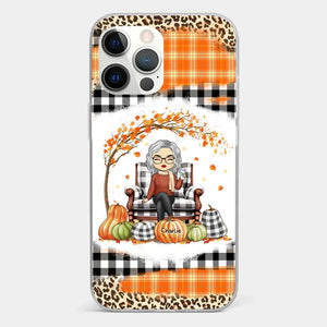 You Are The Epitome Of Awesome - Family Personalized Custom Clear Phone Case - Autumn Fall Gift For Grandma