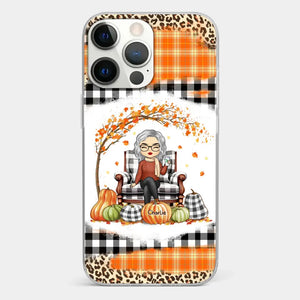 You Are The Epitome Of Awesome - Family Personalized Custom Clear Phone Case - Autumn Fall Gift For Grandma