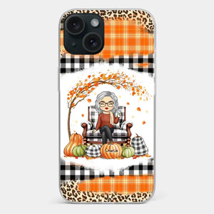 You Are The Epitome Of Awesome - Family Personalized Custom Clear Phone Case - Autumn Fall Gift For Grandma