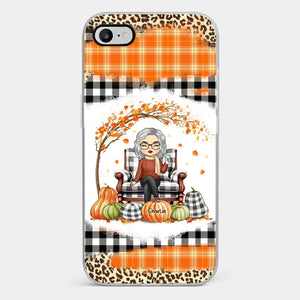 You Are The Epitome Of Awesome - Family Personalized Custom Clear Phone Case - Autumn Fall Gift For Grandma