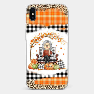 You Are The Epitome Of Awesome - Family Personalized Custom Clear Phone Case - Autumn Fall Gift For Grandma