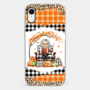 You Are The Epitome Of Awesome - Family Personalized Custom Clear Phone Case - Autumn Fall Gift For Grandma