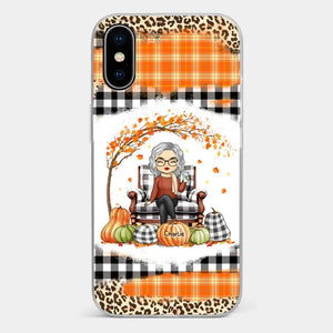 You Are The Epitome Of Awesome - Family Personalized Custom Clear Phone Case - Autumn Fall Gift For Grandma