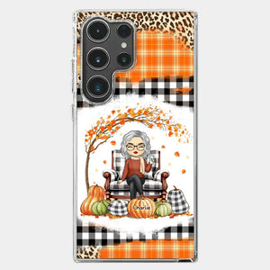 You Are The Epitome Of Awesome - Family Personalized Custom Clear Phone Case - Autumn Fall Gift For Grandma