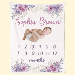 Custom Photo Like Stars Are To The Sky, So Are The Baby To Our World - Family Personalized Custom Baby Blanket - Gift For Baby Kids, Newborn Baby