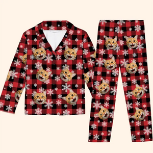 Custom Photo Nothing Says Christmas Like Snuggling Up In Cozy Pajamas Featuring Your Furry Friend - Dog & Cat Personalized Custom Pajamas - Christmas Gift For Pet Owners, Pet Lovers