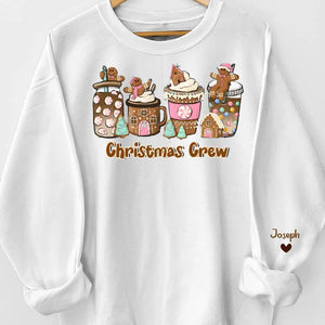 Let's Skip The Presents And Get Right To The Cookies - Family Personalized Custom Unisex Sweatshirt With Design On Sleeve - Christmas Gift For Family Members