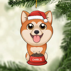 Hang A Little Love On The Tree This Christmas With A Custom Ornament - Dog & Cat Personalized Custom Ornament - Acrylic Custom Shaped - Christmas Gift For Pet Owners, Pet Lovers