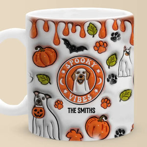 Too Cute To Spook - Dog Personalized Custom 3D Inflated Effect Printed Mug - Halloween Gift For Pet Owners, Pet Lovers