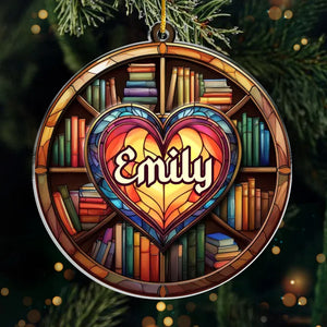 Let These Books Be Your Guide - Personalized Custom Ornament - Acrylic Custom Shaped - Christmas Gift For Book Lovers