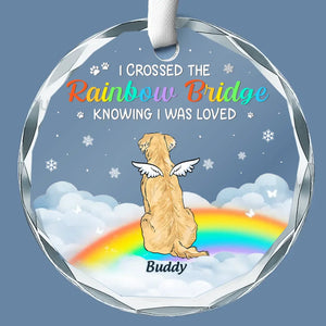 Best Friends Are Never Forgotten - Memorial Personalized Custom Circle Glass Ornament - Sympathy Gift, Christmas Gift For Pet Owners, Pet Lovers