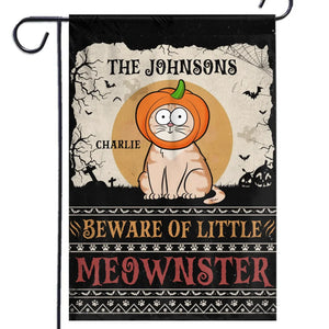 Mystery Is My Mistress - Cat Personalized Custom Flag - Halloween Gift For Pet Owners, Pet Lovers