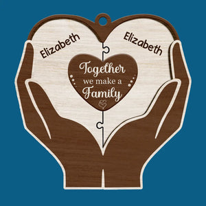 The True Spirit Of Christmas Lies In Your Heart - Family Personalized Custom Ornament - Wood Custom Shaped - Christmas Gift For Family Members