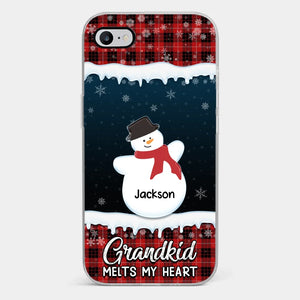 A Special Way To Keep Family Memories Close Every Day - Family Personalized Custom Clear Phone Case - Christmas Gift For Grandma