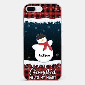 A Special Way To Keep Family Memories Close Every Day - Family Personalized Custom Clear Phone Case - Christmas Gift For Grandma