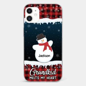 A Special Way To Keep Family Memories Close Every Day - Family Personalized Custom Clear Phone Case - Christmas Gift For Grandma