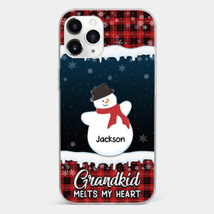 A Special Way To Keep Family Memories Close Every Day - Family Personalized Custom Clear Phone Case - Christmas Gift For Grandma