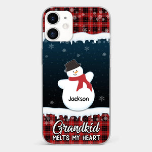 A Special Way To Keep Family Memories Close Every Day - Family Personalized Custom Clear Phone Case - Christmas Gift For Grandma