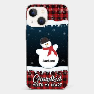 A Special Way To Keep Family Memories Close Every Day - Family Personalized Custom Clear Phone Case - Christmas Gift For Grandma