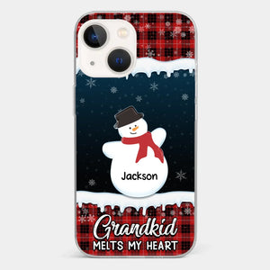 A Special Way To Keep Family Memories Close Every Day - Family Personalized Custom Clear Phone Case - Christmas Gift For Grandma