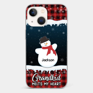 A Special Way To Keep Family Memories Close Every Day - Family Personalized Custom Clear Phone Case - Christmas Gift For Grandma