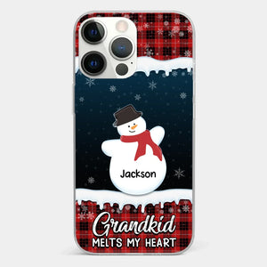 A Special Way To Keep Family Memories Close Every Day - Family Personalized Custom Clear Phone Case - Christmas Gift For Grandma