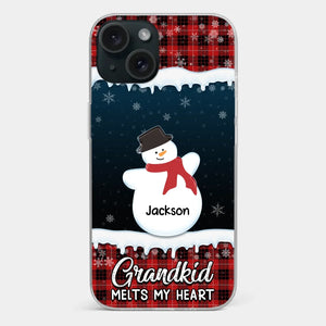 A Special Way To Keep Family Memories Close Every Day - Family Personalized Custom Clear Phone Case - Christmas Gift For Grandma