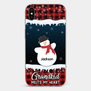 A Special Way To Keep Family Memories Close Every Day - Family Personalized Custom Clear Phone Case - Christmas Gift For Grandma