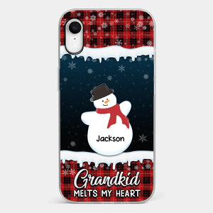 A Special Way To Keep Family Memories Close Every Day - Family Personalized Custom Clear Phone Case - Christmas Gift For Grandma