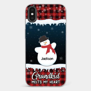 A Special Way To Keep Family Memories Close Every Day - Family Personalized Custom Clear Phone Case - Christmas Gift For Grandma